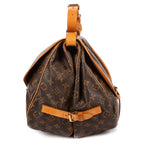 Shoulder Bag Saumur GM Brown Monogram Canvas