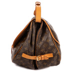 Shoulder Bag Saumur GM Brown Monogram Canvas