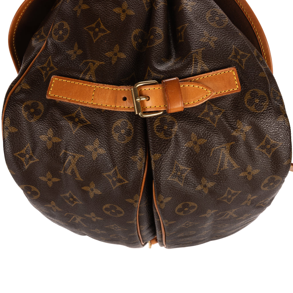 Shoulder Bag Saumur GM Brown Monogram Canvas