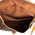 Shoulder Bag Saumur GM Brown Monogram Canvas