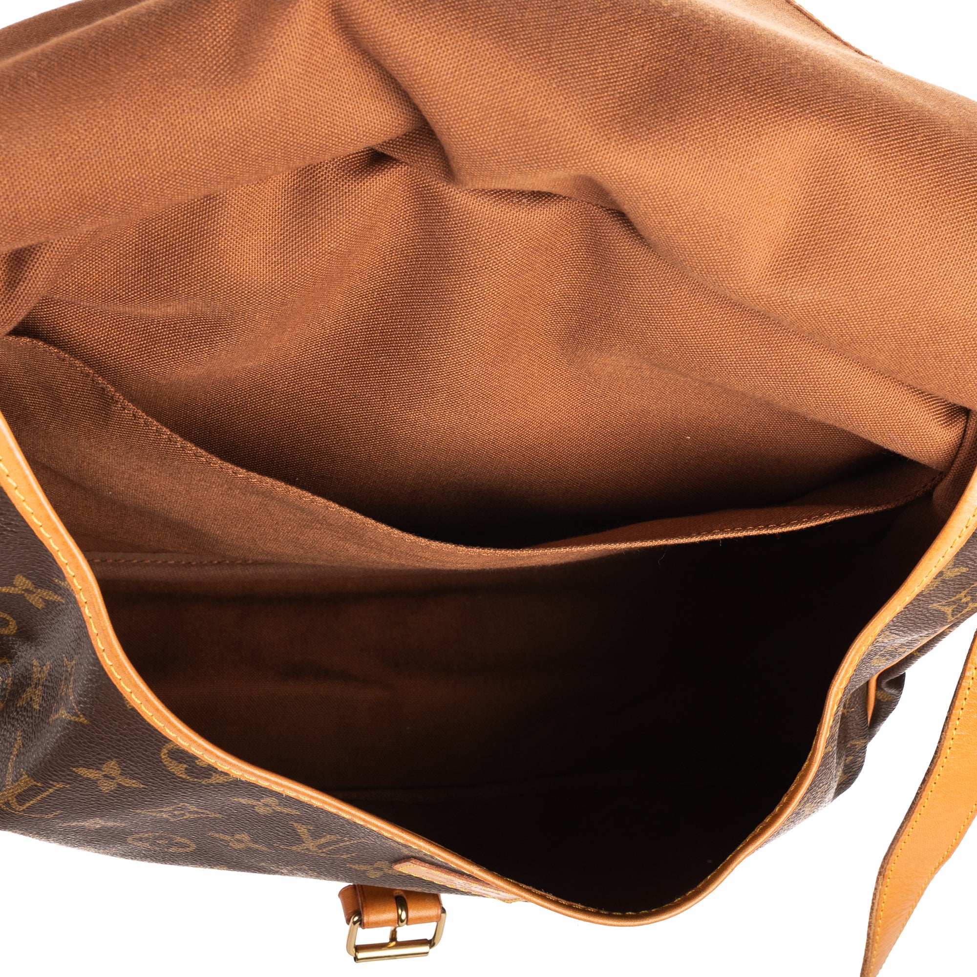 Shoulder Bag Saumur GM Brown Monogram Canvas