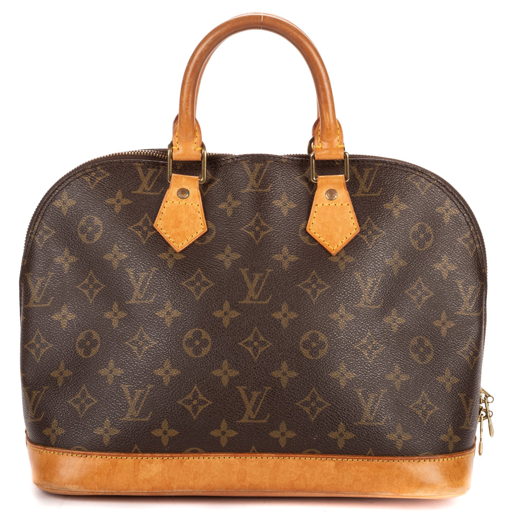 Handbag Alma PM Brown Monogram Canvas