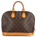Handbag Alma PM Brown Monogram Canvas