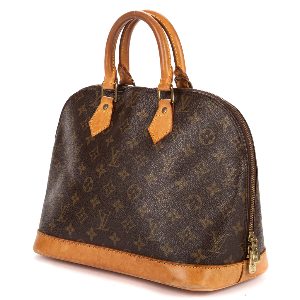 Handbag Alma PM Brown Monogram Canvas