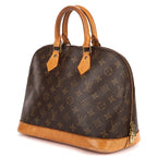 Handbag Alma PM Brown Monogram Canvas