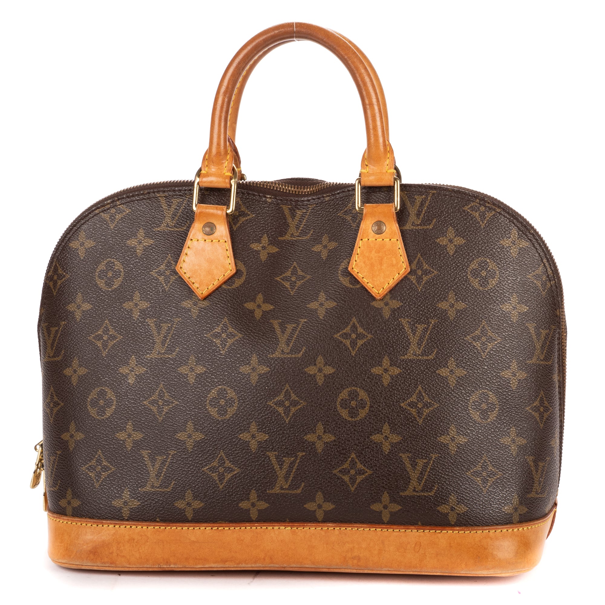 Handbag Alma PM Brown Monogram Canvas