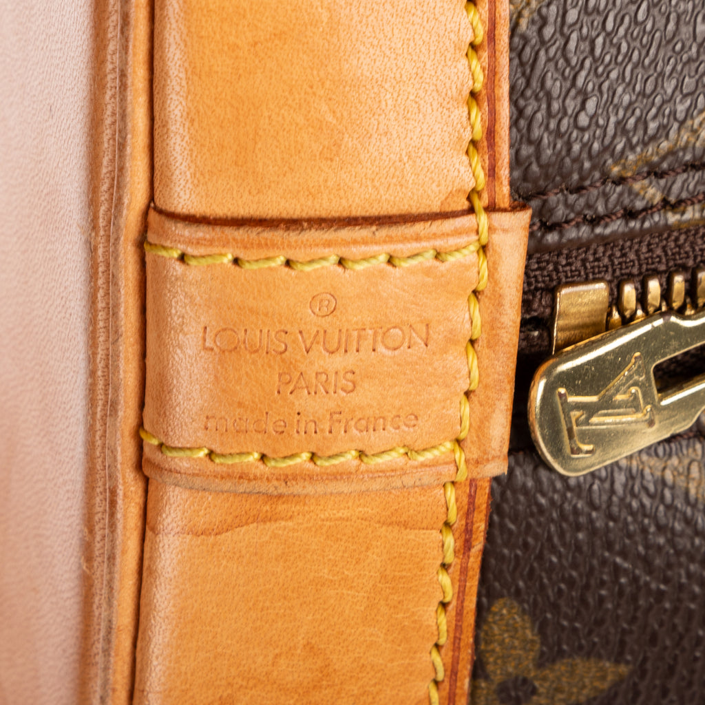 Handbag Alma PM Brown Monogram Canvas