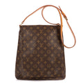Shoulder Bag Musette Salsa Long Strap GM Brown Monogram Canvas
