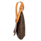 Shoulder Bag Musette Salsa Long Strap GM Brown Monogram Canvas