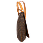 Shoulder Bag Musette Salsa Long Strap GM Brown Monogram Canvas