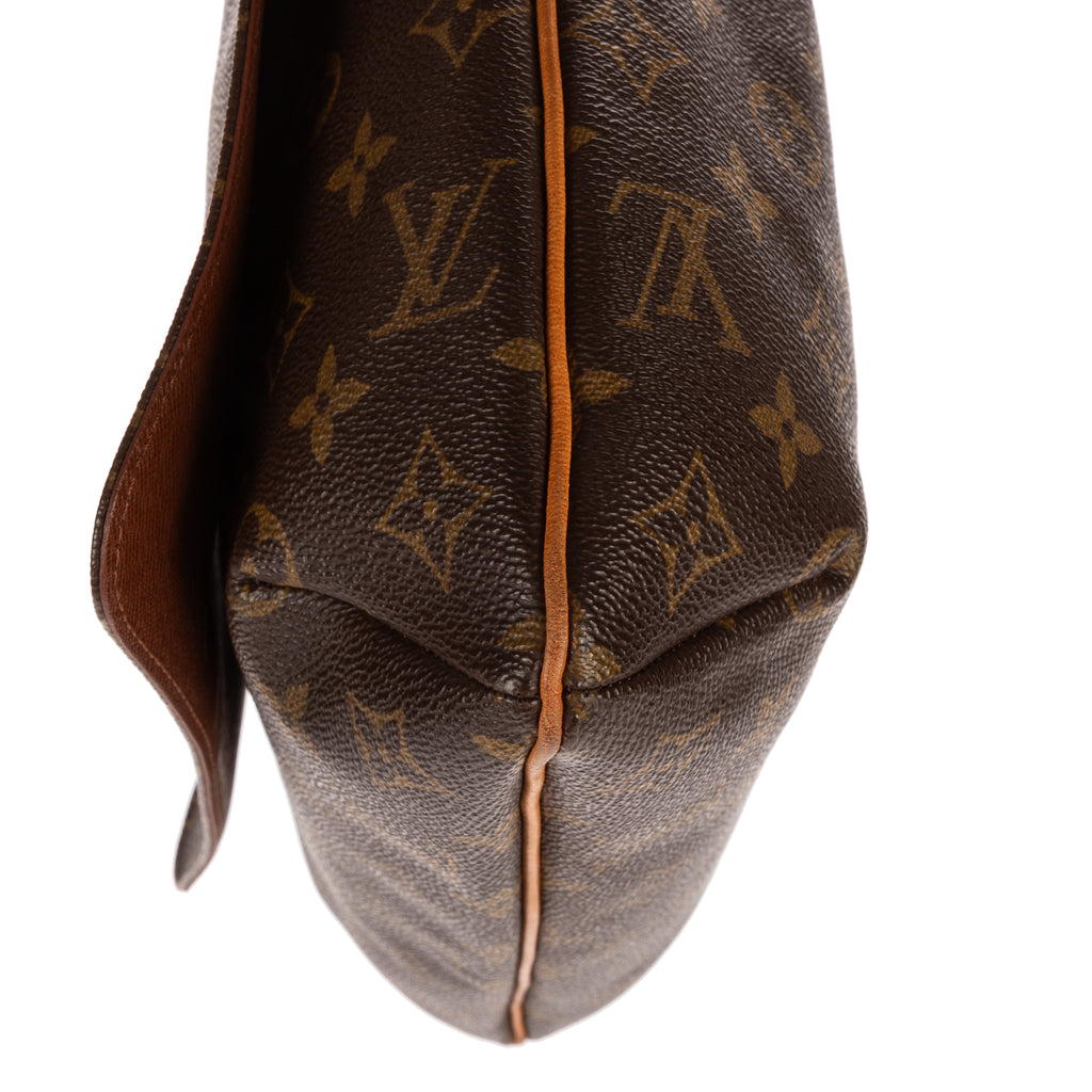 Shoulder Bag Musette Salsa Long Strap GM Brown Monogram Canvas