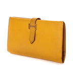 Wallet Bearn Wallet Jaune Ambre Ardennes Leather