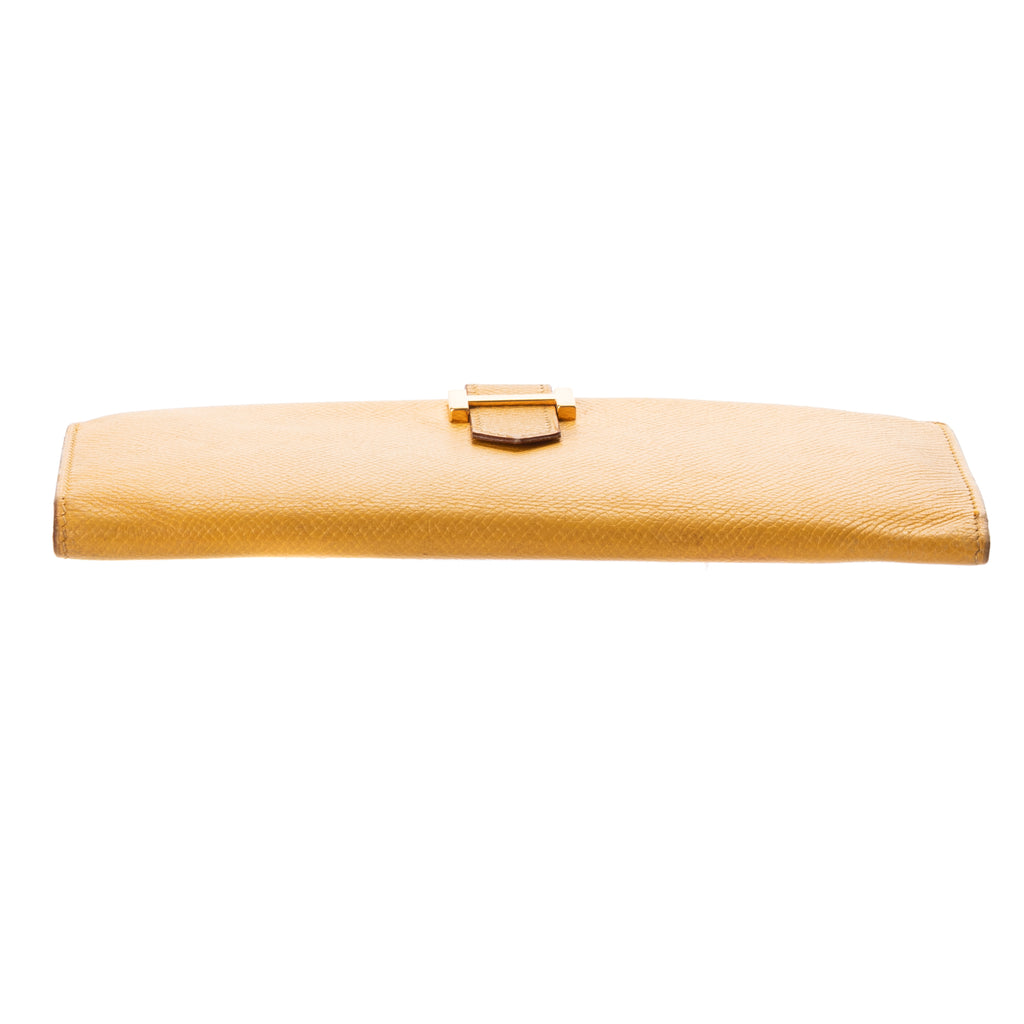 Wallet Bearn Wallet Jaune Ambre Ardennes Leather