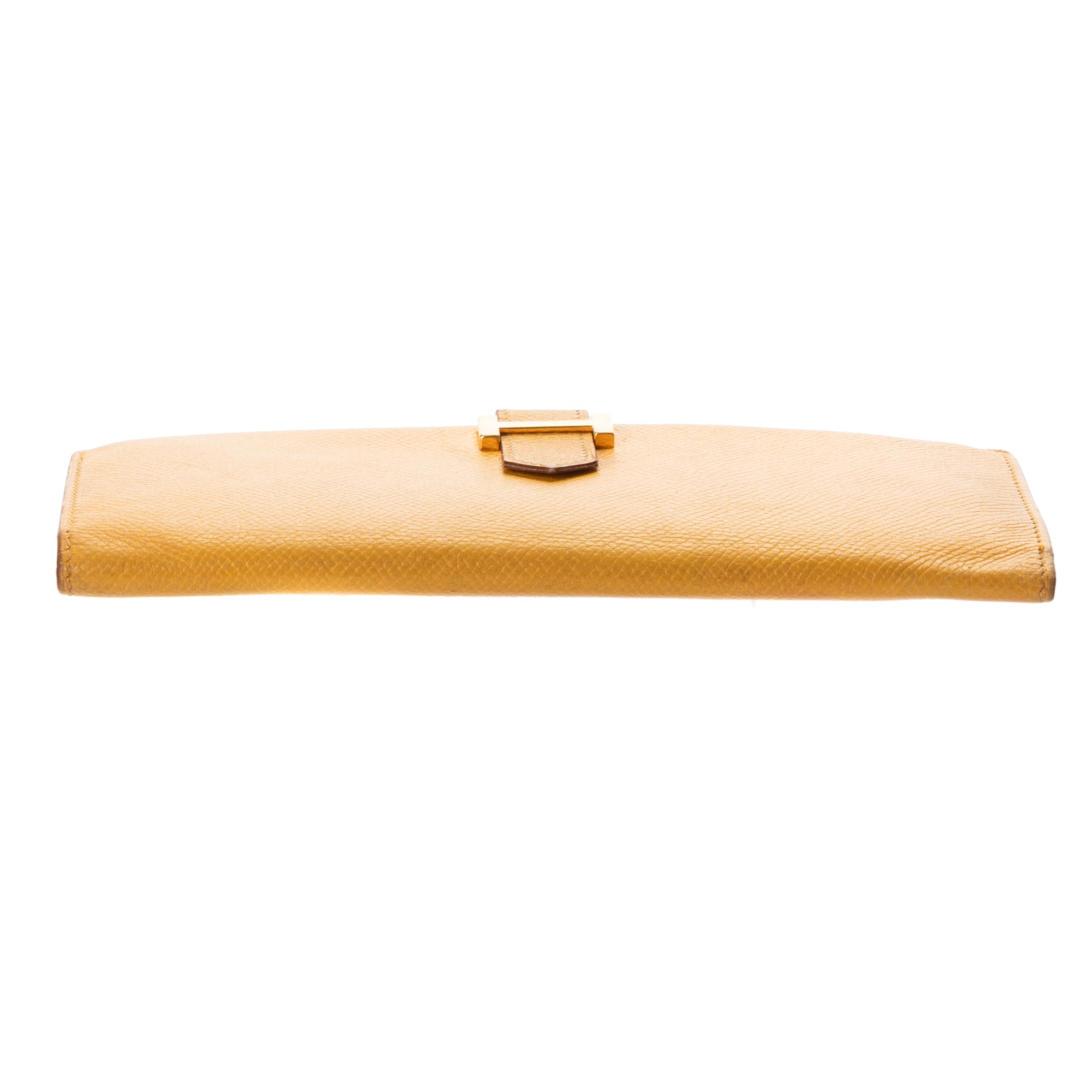 Wallet Bearn Wallet Jaune Ambre Ardennes Leather