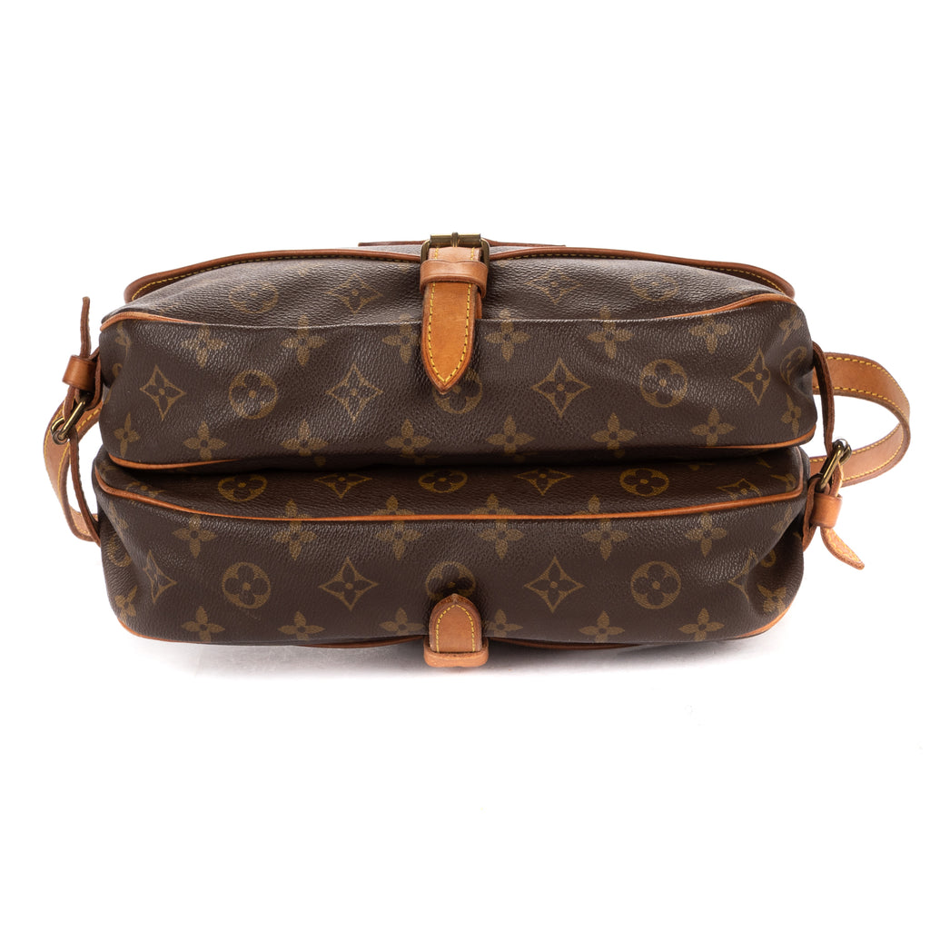 Shoulder Bag Saumur 25 Brown Monogram Canvas