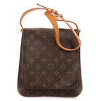 Shoulder Bag Musette Salsa Brown Monogram Canvas