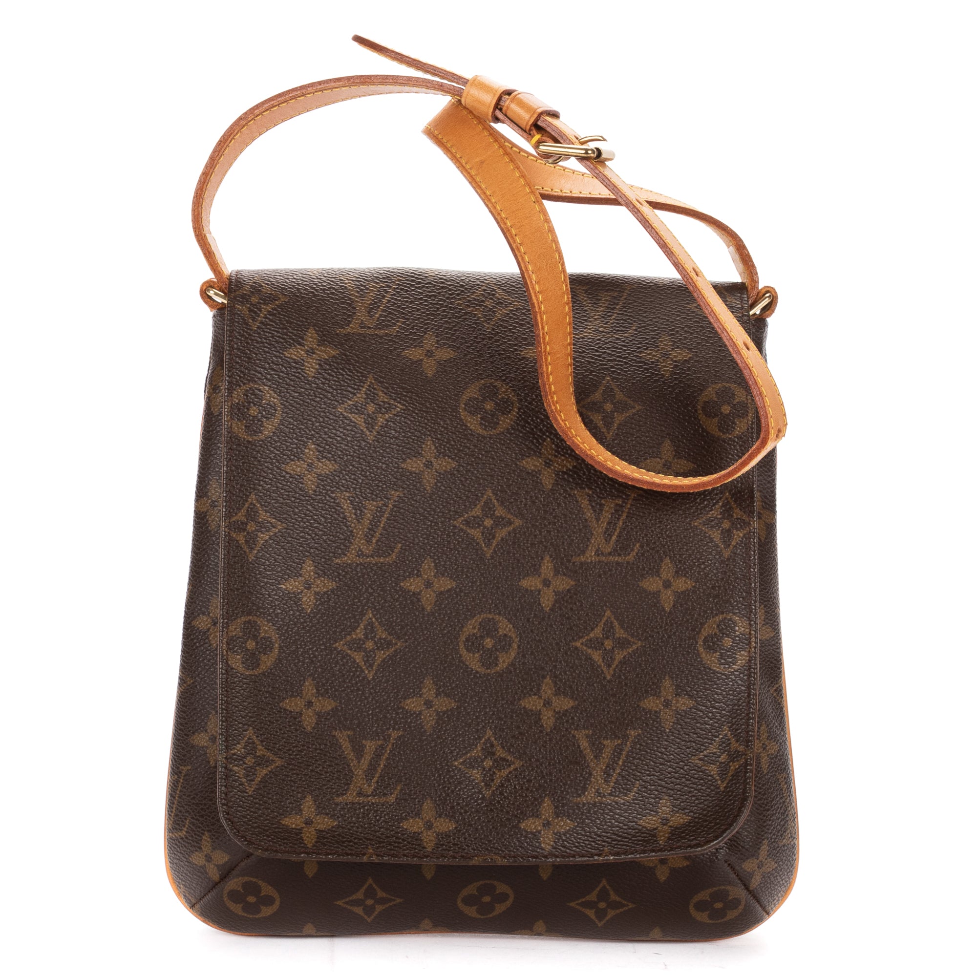 Shoulder Bag Musette Salsa Brown Monogram Canvas