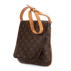 Shoulder Bag Musette Salsa Brown Monogram Canvas