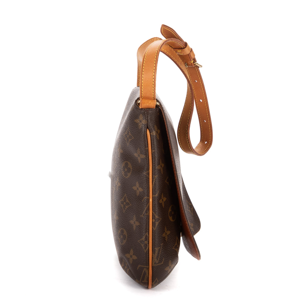 Shoulder Bag Musette Salsa Brown Monogram Canvas