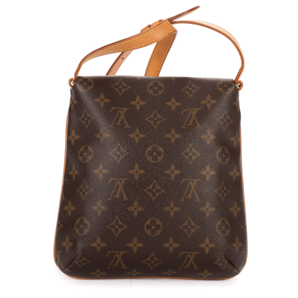 Shoulder Bag Musette Salsa Brown Monogram Canvas