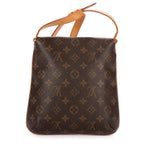 Shoulder Bag Musette Salsa Brown Monogram Canvas