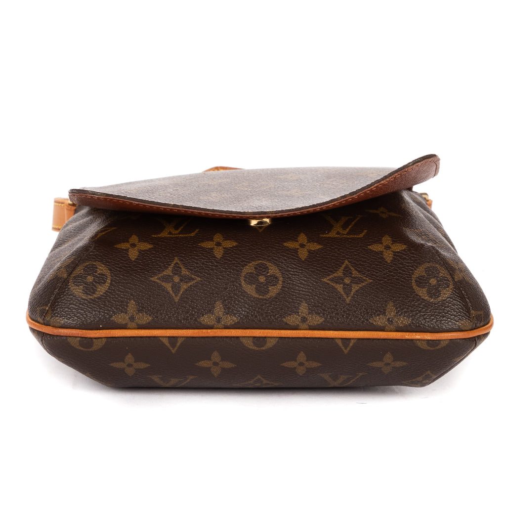 Shoulder Bag Musette Salsa Brown Monogram Canvas