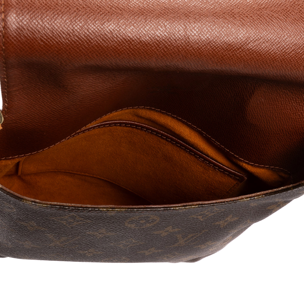 Shoulder Bag Musette Salsa Brown Monogram Canvas