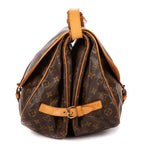 Shoulder Bag Saumur GM Brown Monogram Canvas