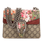 Shoulder Bag Mini Floral Dionysus Chain Crossbody Mini Beige Floral Supreme Coated Canvas