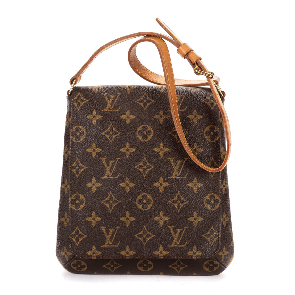 Shoulder Bag Musette Salsa Brown Monogram Canvas