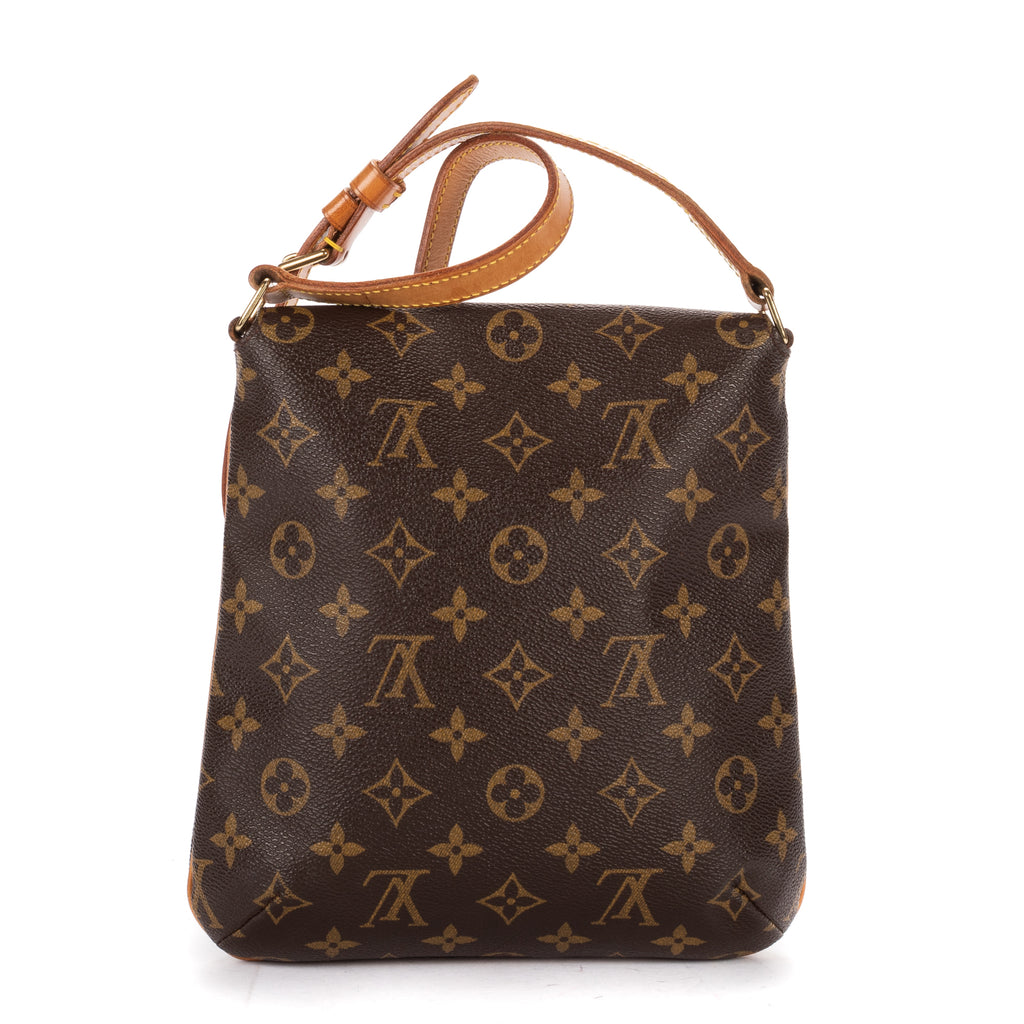 Shoulder Bag Musette Salsa Brown Monogram Canvas