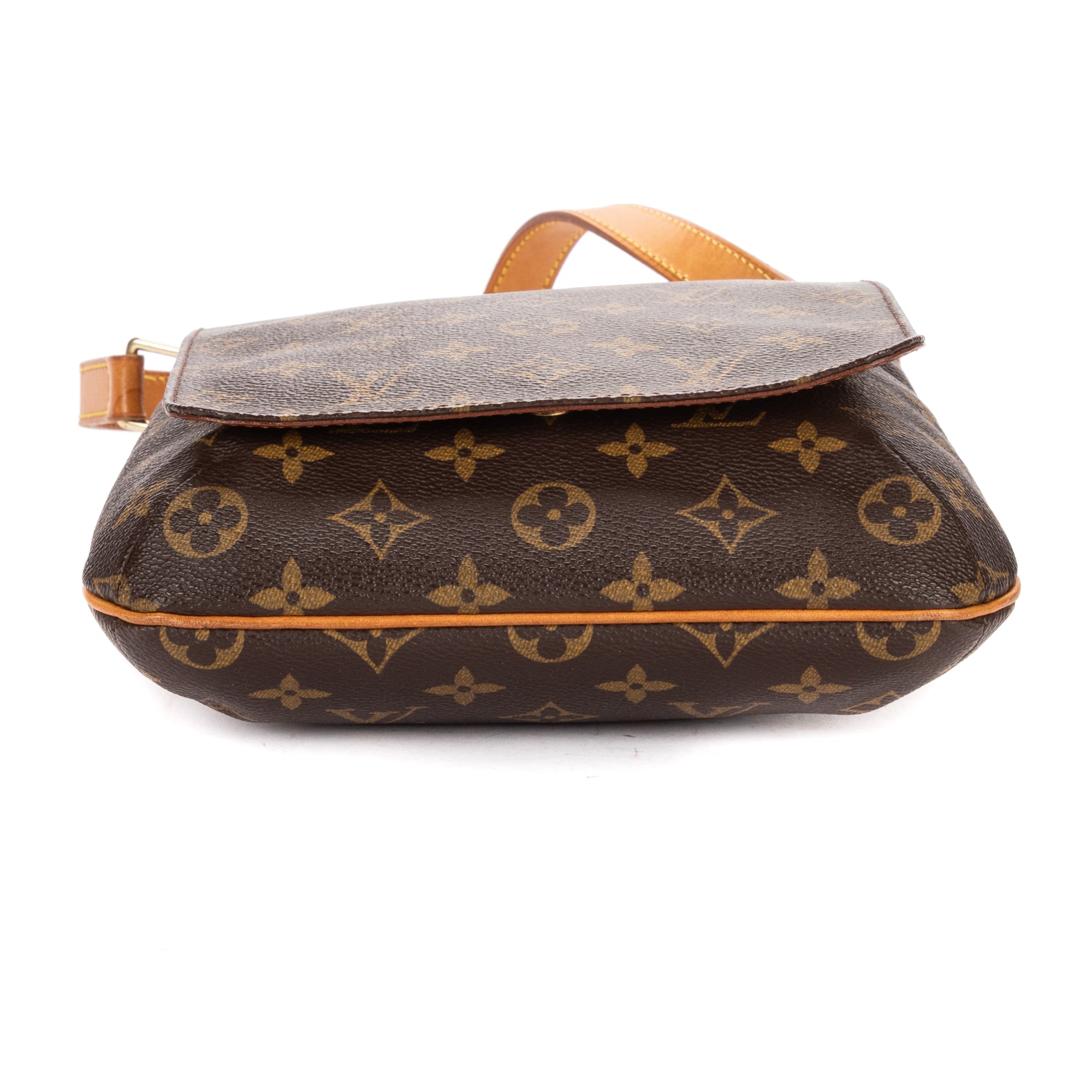 Shoulder Bag Musette Salsa Brown Monogram Canvas