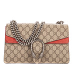 Shoulder Bag Small Dionysus Chain Crossbody Small Beige Supreme Coated Canvas