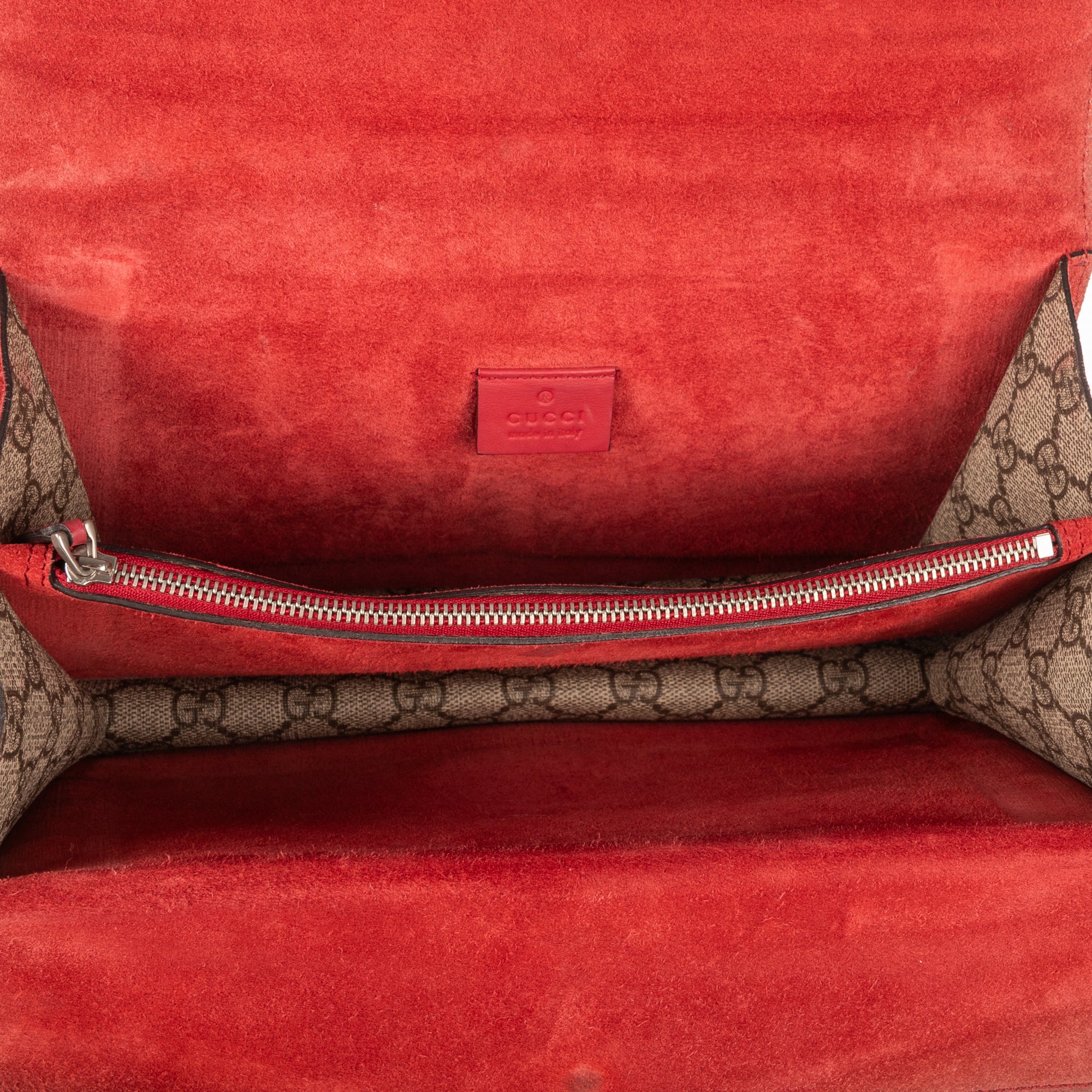 Shoulder Bag Small Dionysus Chain Crossbody Small Beige Supreme Coated Canvas
