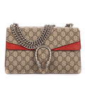 Shoulder Bag Small Dionysus Chain Crossbody Small Beige Supreme Coated Canvas
