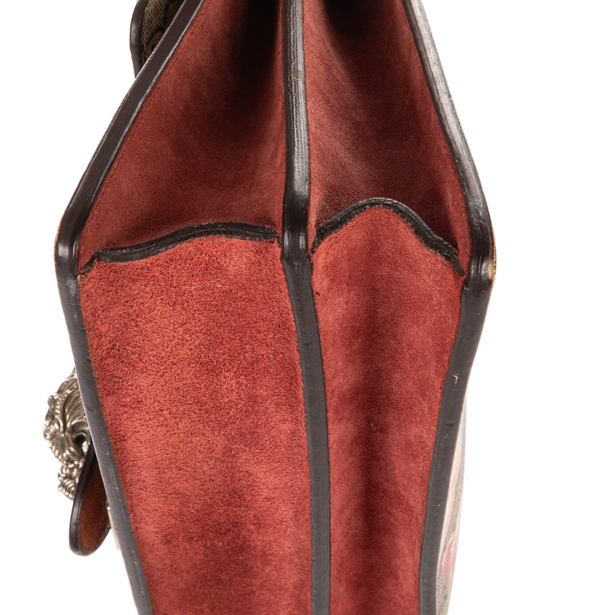 Shoulder Bag Small Floral Dionysus Chain Crossbody Small Beige Floral Supreme Coated Canvas