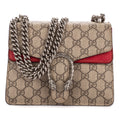 Shoulder Bag Mini Dionysus Chain Crossbody Mini Beige Supreme Coated Canvas