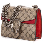 Shoulder Bag Mini Dionysus Chain Crossbody Mini Beige Supreme Coated Canvas