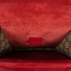 Bolso de hombro Mini Dionysus Chain Crossbody Mini Lona Recubierta Supreme Beige