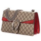 Shoulder Bag Small Dionysus Chain Crossbody Small Beige Supreme Coated Canvas