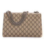 Shoulder Bag Small Dionysus Chain Crossbody Small Beige Supreme Coated Canvas