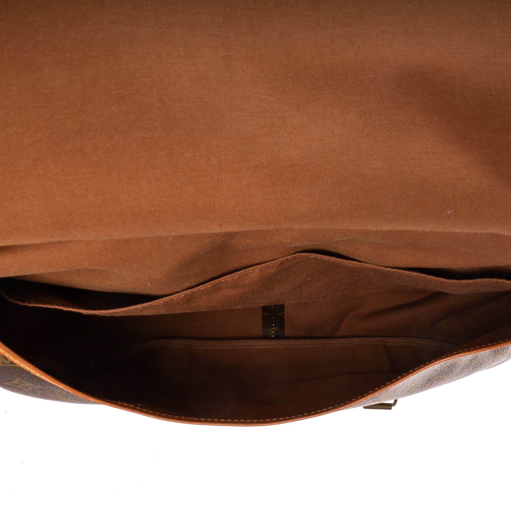 Shoulder Bag Double Strap Saumur GM Brown Monogram Canvas