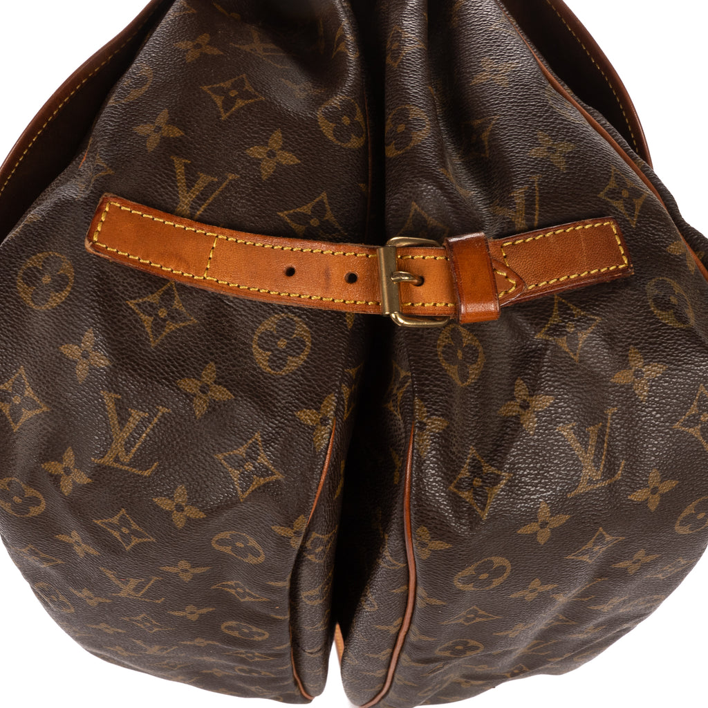 Shoulder Bag Saumur GM Brown Monogram Canvas