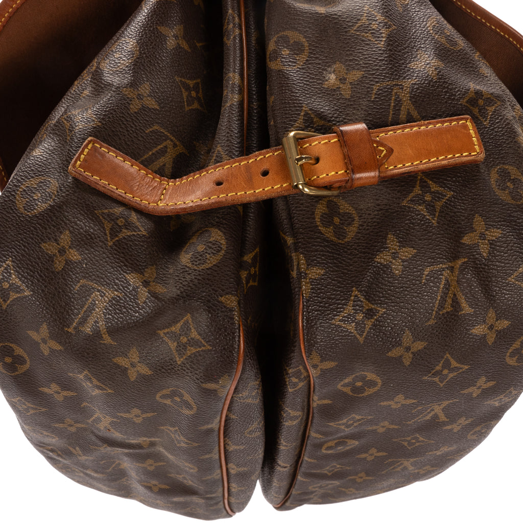 Shoulder Bag Saumur GM Brown Monogram Canvas