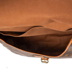 Shoulder Bag Saumur GM Brown Monogram Canvas