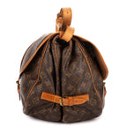 Shoulder Bag Saumur GM Brown Monogram Canvas