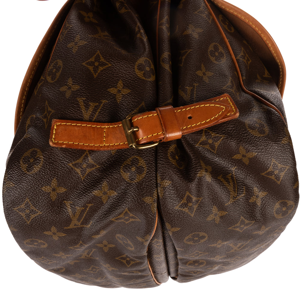 Shoulder Bag Saumur GM Brown Monogram Canvas