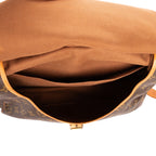 Shoulder Bag Saumur GM Brown Monogram Canvas