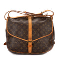 Shoulder Bag Saumur GM Brown Monogram Canvas