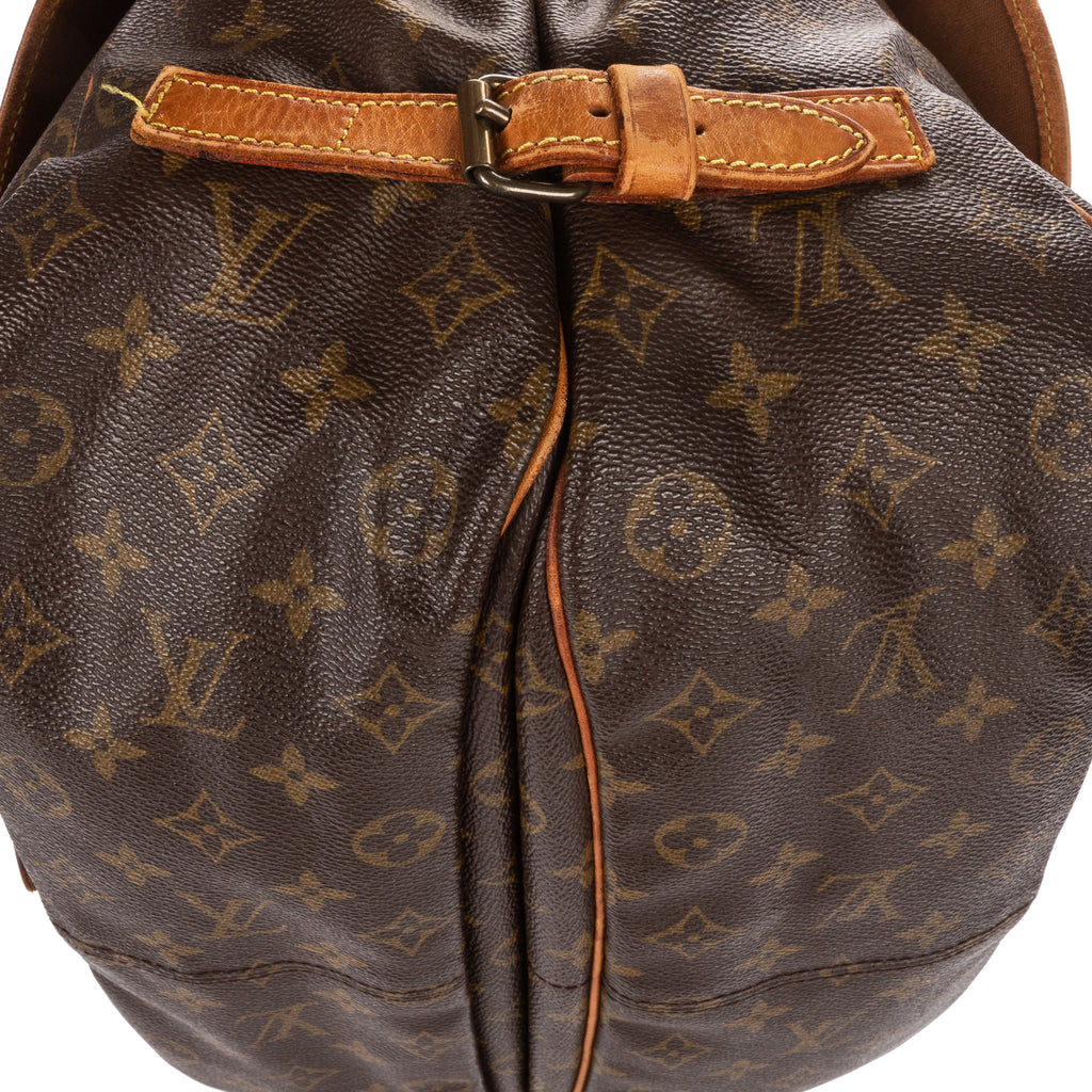 Shoulder Bag Saumur GM Brown Monogram Canvas